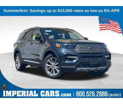 2024 Ford Explorer Limited is a Blue 2024 Ford Explorer Limited SUV in Milford MA