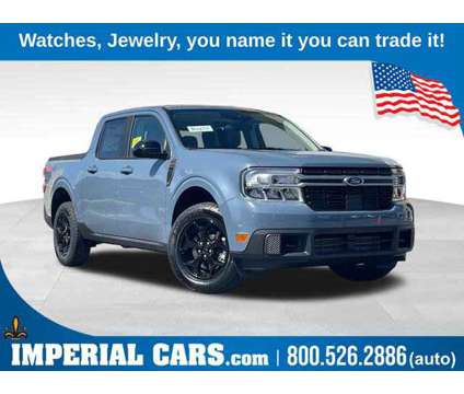 2024 Ford Maverick LARIAT is a Blue, Grey 2024 Ford Maverick Car for Sale in Milford MA