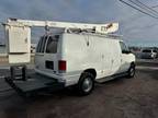 Used 2005 Ford E350 Sd 34 Foot Bucket Boom Van for sale.