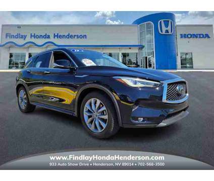 2019 Infiniti Qx50 Luxe is a Black 2019 Infiniti QX50 Luxe SUV in Henderson NV