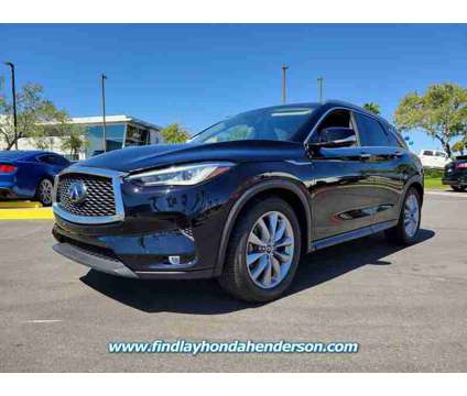 2019 Infiniti Qx50 Luxe is a Black 2019 Infiniti QX50 Luxe SUV in Henderson NV