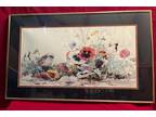 Framed Print By Marilyn Simandle "A Bird Perched On Floral Arrangement" (F)