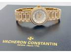 Vacheron Constantin 18K Rose Gold Patrimony Traditionnelle Factory Diamond Watch