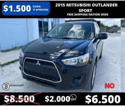 2015 Mitsubishi Outlander Sport for sale is a Black 2015 Mitsubishi Outlander Sport Car for Sale in Miami FL