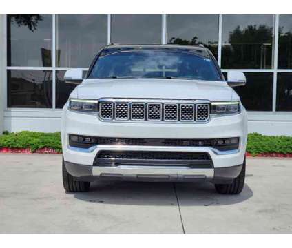 2022UsedJeepUsedGrand WagoneerUsed4x4 is a White 2022 Jeep grand wagoneer Car for Sale in Lewisville TX