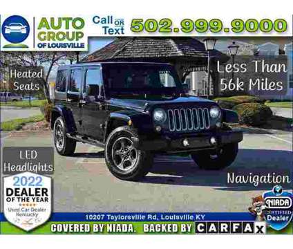 2017 Jeep Wrangler Unlimited for sale is a Black 2017 Jeep Wrangler Unlimited Car for Sale in Louisville KY
