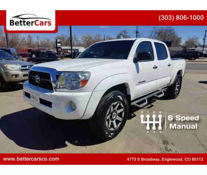 2011 Toyota Tacoma Double Cab for sale is a White 2011 Toyota Tacoma Double Cab Car for Sale in Englewood CO