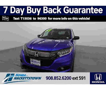 2022UsedHondaUsedHR-VUsedAWD CVT is a Blue 2022 Honda HR-V Car for Sale in Hackettstown NJ
