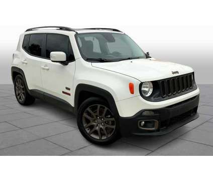 2016UsedJeepUsedRenegadeUsedFWD 4dr is a White 2016 Jeep Renegade Car for Sale in Kingwood TX