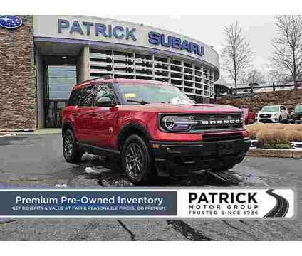 2021 Ford Bronco Sport Big Bend is a Red 2021 Ford Bronco Car for Sale in Shrewsbury MA