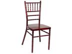 Mahogany Aluminum Chiavari Chair at Larry Hoffman Chair