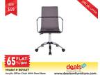Acrylic Office Chair With Steel Base for sale | Buy Furniture at wholesale price