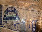 Dallas Cowboys 1992 Super Bowl Pennant Flag sign by the players.