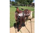 custom made Reidhead roping saddle