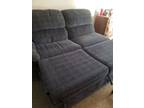 Blue sofa sleeper