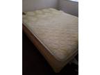 Used queen size bed with mattress cover
