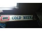 Black label old beer sign.