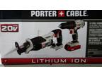 Porter Cable 20V two tool combo set
