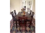 New In Box- 7 pc Dining Set with 6 Padded chairs