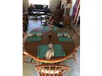 6 piece oak dining set