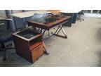 Desk with Matching File Cabinet