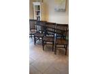 Solid wood table and four chairs - Pier 1