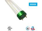 T8 4ft 18W LED Tube Glass 6500K Clear Single Ended power 1-Pack