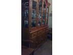 Solid Oak China Cabinet