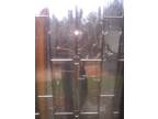 Very nice solid metal doors,some with glass some without