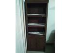 Brown wood cabinet