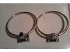 Chrome Towel Ring Set