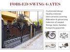 Wrought iron gates