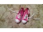 Girls size 4 red balera dance shoes