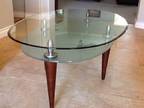 Oval Glass 2 Tier Coffee Table