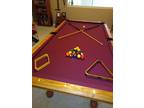 Pool Table with Table Tennis top