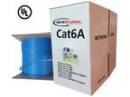 1000FT Cat6A Plenum Bulk Solid Copper Network Cable