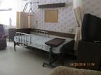 Hospital beds with mattress; dressers lg & sm; wardrobes