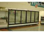 Industrial Heatcraft 6 Glass door Reach-In Display Refrigerator and Freezer