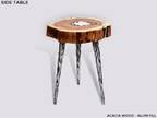 Molten Wood Side Table
