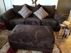 Brown couch/sofa bed