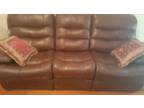 Leather Couch and recliner