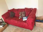red sofa and love seat set