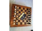 Wooden board Chess Set with 1955 Chess Book