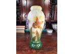 A Fine Art Deco Style Cameo Glass Vase Handcraft European Signed Daum Nancy