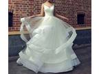 Natasha's Princess Tulle Lace Wedding Gown