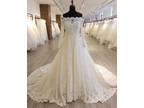 Carlies A Line Long Sleeve Wedding Gown