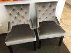 Accent Chairs - Light Grey