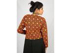 BLACK KURTHI WITH KUTCH WORK JACKET - Jayshops