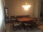 1950's Duncan Phyve dining room set with 6 chairs and credenza