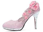 Crystal Platform Stiletto Shoes